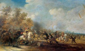 Cavalry Charge by Pieter Meulener