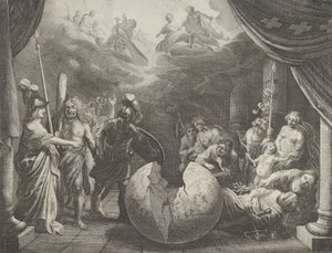Allegory on the Discord in France, from Caspar Barlaeus, Medicea Hospes by Pieter Nolpe