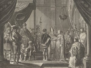 Plate 7: The Marriage of Francisco I de Medici and Johanna of Austria, from Caspar Barlaeus, 1638