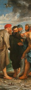 The Miraculous Draught of Fishes Triptych (left panel) by Pieter Paul Rubens