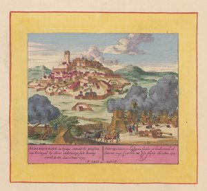Siege of Albuquerque, 1705 by Pieter Schenk (I)
