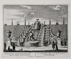 The cascade in an Oriental garden, from 