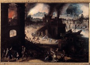 The Destruction of Troy by Pieter Schoubroeck