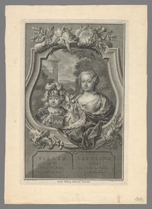 Portrait of William V, Prince of Orange-Nassau, and Carolina, Princess of Orange-Nassau