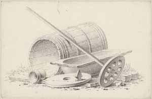 Still Life with a Barrel and Tub