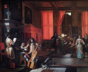 A musical party, c.1675