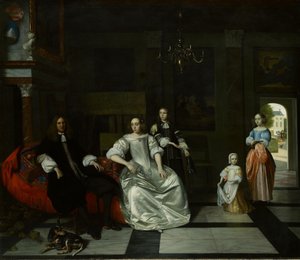 The Jacott-Hoppesack Family by Pieter de Hooch
