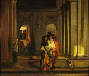Leaving for the Walk by Pieter de Hooch