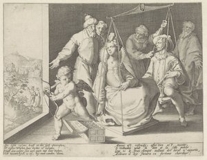 The Marriage Scale by Pieter de Jode (I) (attributed to)