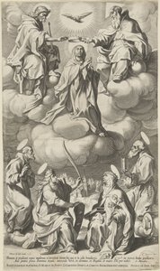 Coronation of Mary by Pieter de Jode (I) (attributed to)