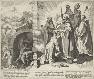 Catherine Praying / Vision of Catherine / Catherine Becomes a Dominican