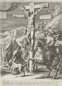 Crucifixion of Christ, Right Part by Pieter de Jode (I)