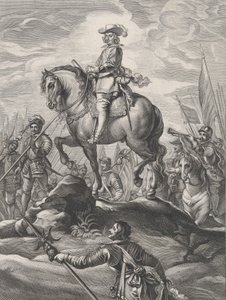 Plate 8: Ferdinand on Horseback Crossing the Alps, from Guillielmus Becanus