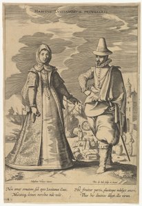 Habitus Lusitanorum Peculiaris, from Fashions of Different Nations by Pieter de Jode I