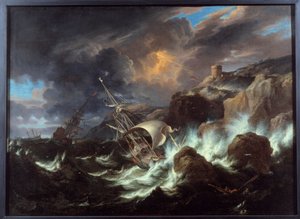 Tempest on the sea