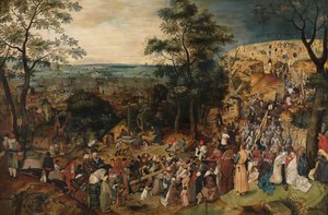 Christ Carrying the Cross by Pieter the Younger Brueghel