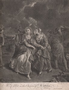 Mrs. Cibber as Cordelia in King Lear, Act III by Pieter van Bleeck