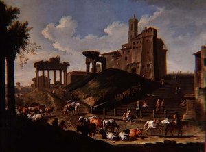 Capriccio view of the Campo Vacchino