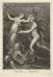 Apollo and Daphne (detail) by Pieter van Gunst