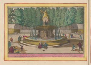 Fountain of Bacchus in the Gardens of the Royal Palace of Aranjuez by Pieter van den Berge