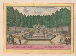 Fountain of the Dolphins in Aranjuez by Pieter van den Berge