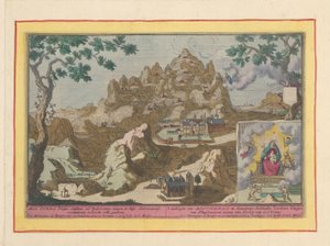View of the Montserrat Mountain by Pieter van den Berge