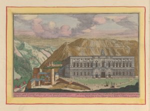 View of the Palace of Charles V in Granada by Pieter van den Berge
