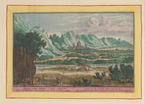 Landscape with Escorial by Pieter van den Berge