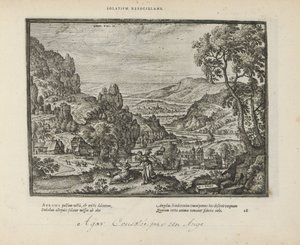 Landscape with Hagar and the Angel by Pieter van der Borcht (I)
