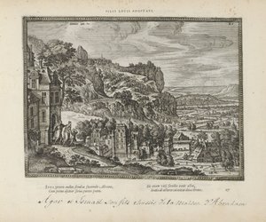 Landscape with the Expulsion of Hagar and Ishmael by Abraham by Pieter van der Borcht (I)