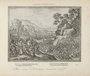 Lot Being Led Out of Sodom by Pieter van der Borcht (I)