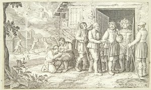 Jacob and the Spotted Cattle by Pieter van der Borcht