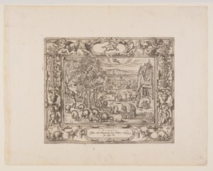 November, from The Twelve Months by Pieter van der Borcht