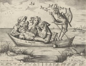 The Blue Boat by Pieter van der Heyden
