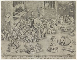 The Donkey in School by Pieter van der Heyden