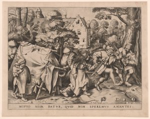 The Dirty Bride, or The Wedding of Mopsus and Nisa by Pieter van der Heyden