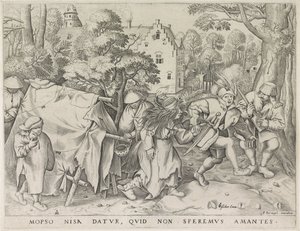 The Dirty Bride or the Wedding of Mopsus and Nisa by Pieter van der Heyden