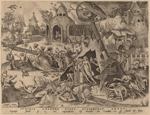 Lust by Pieter van der Heyden after Pieter Bruegel the Elder