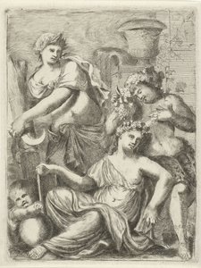 Ceres, Bacchus, and Venus by Pieter van der Plas (II)