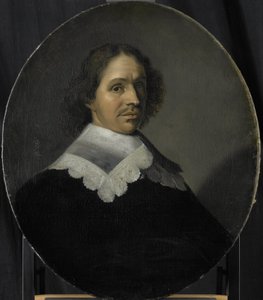 Portrait of Paulus Verschuur, Served seven terms as Burgomaster of Rotterdam and also Director of the Rotterdam Chamber of the East India Company, elected 1651
