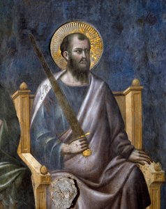 The Last Judgment: Detail of Saint Paul by Pietro Cavallini