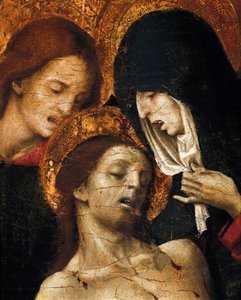 Descent from the Cross (detail) by Pietro Cavaro