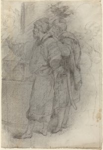Two Standing Courtiers