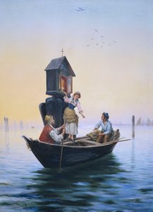 Attending a Venetian Shrine by Pietro Gabrini