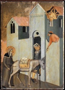 The Saint Brings Bricks to Build a New Convent in Florence (Detail)