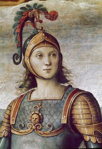Horatius Cocles (detail of Strength and Temperance) by Pietro Perugino