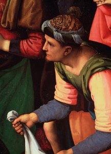 The Deposition or Lamentation on the Death of Christ (detail) by Pietro Perugino