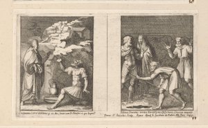 Pope Sylvester Heals Constantine and Saint Helena Finds the True Cross (History of Emperor Constantine series) by Pietro Sante Bartoli