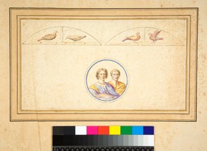 Husband and Wife (busts) in Central Circle