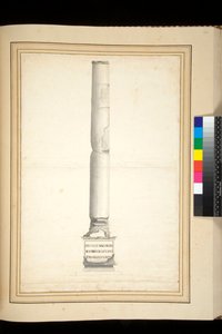 The column of Antoninus Pius (before restoration)